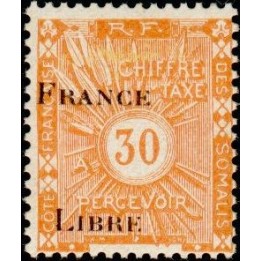 Cote des Somalies - Taxe 25
