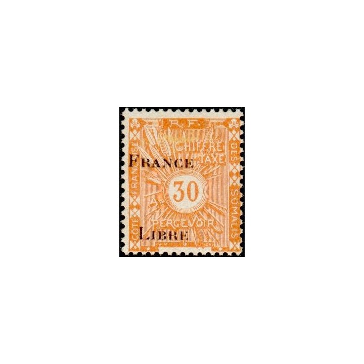 Cote des Somalies - Taxe 25
