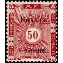 Cote des Somalies - Taxe 26