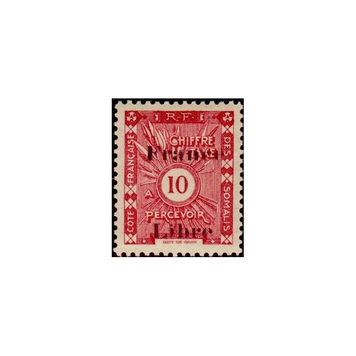 Cote des Somalies - Taxe 30