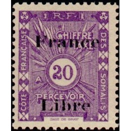 Cote des Somalies - Taxe 32