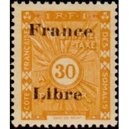 Cote des Somalies - Taxe 33