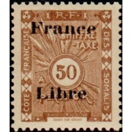 Cote des Somalies - Taxe 34