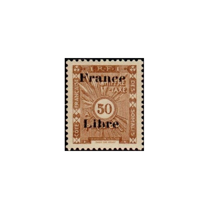 Cote des Somalies - Taxe 34
