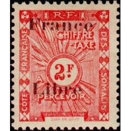 Cote des Somalies - Taxe 37