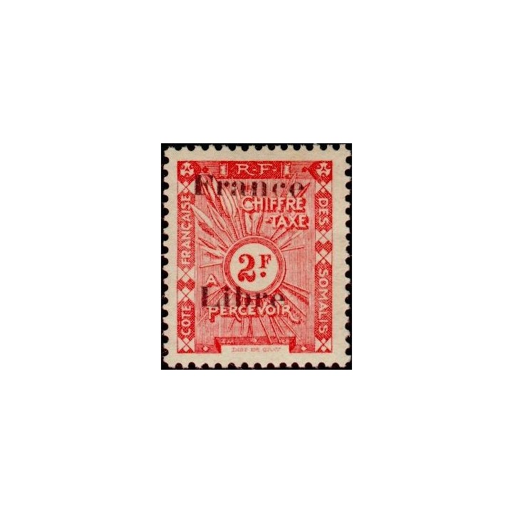 Cote des Somalies - Taxe 37