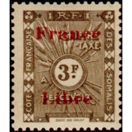 Cote des Somalies - Taxe 38