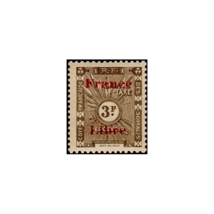 Cote des Somalies - Taxe 38