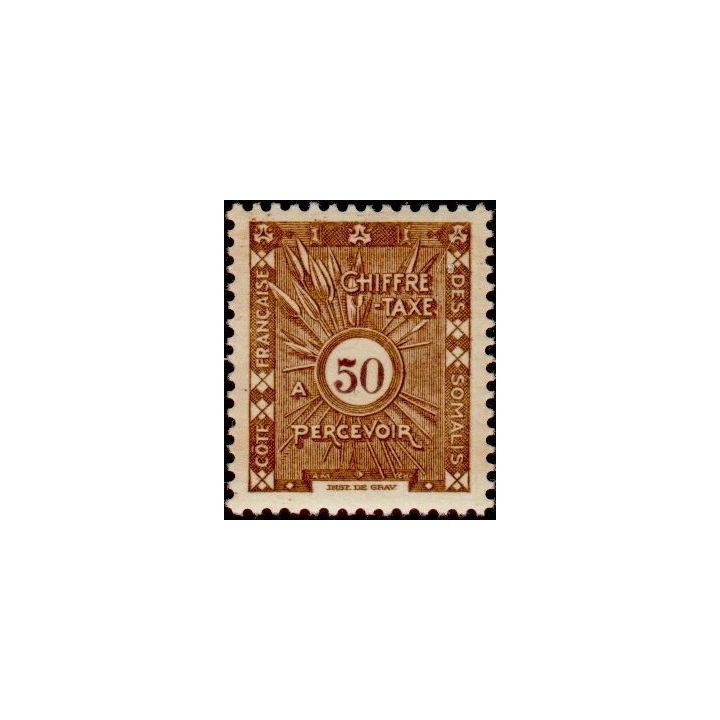 Cote des Somalies - Taxe 40