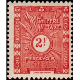 Cote des Somalies - Taxe 42