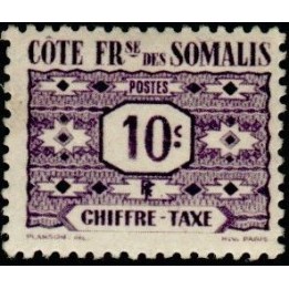 Cote des Somalies - Taxe 44