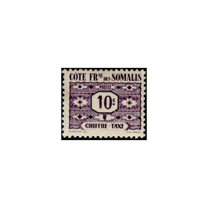 Cote des Somalies - Taxe 44