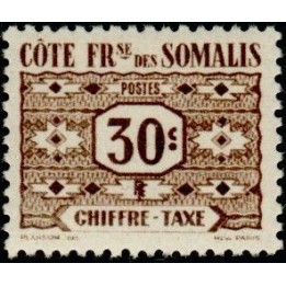 Cote des Somalies - Taxe 45