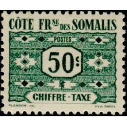 Cote des Somalies - Taxe 46