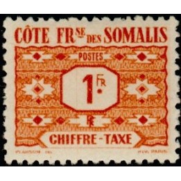 Cote des Somalies - Taxe 47