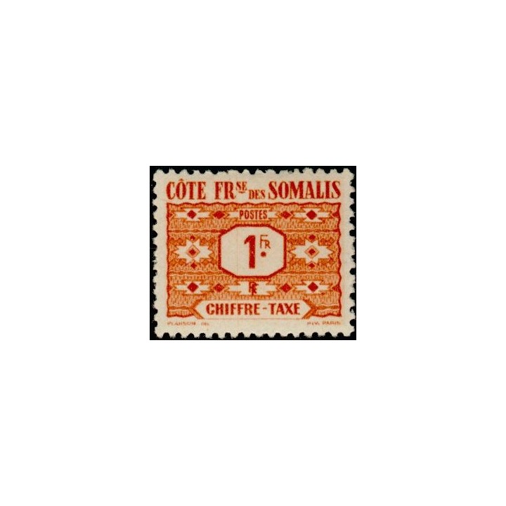 Cote des Somalies - Taxe 47