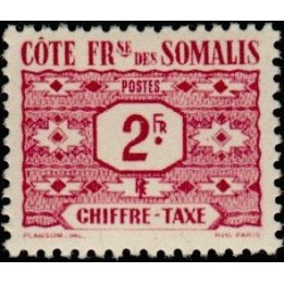 Cote des Somalies - Taxe 48