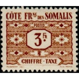 Cote des Somalies - Taxe 49