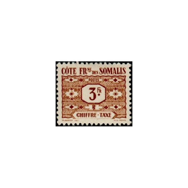 Cote des Somalies - Taxe 49