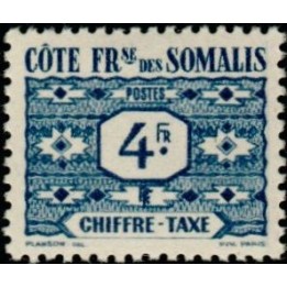 Cote des Somalies - Taxe 50