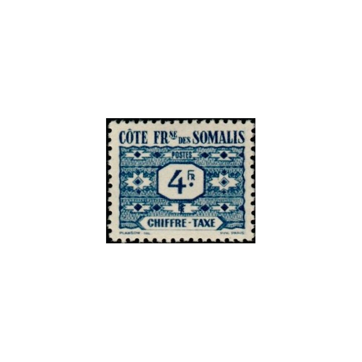Cote des Somalies - Taxe 50