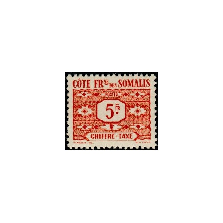 Cote des Somalies - Taxe 51