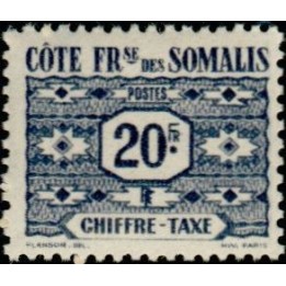Cote des Somalies - Taxe 53