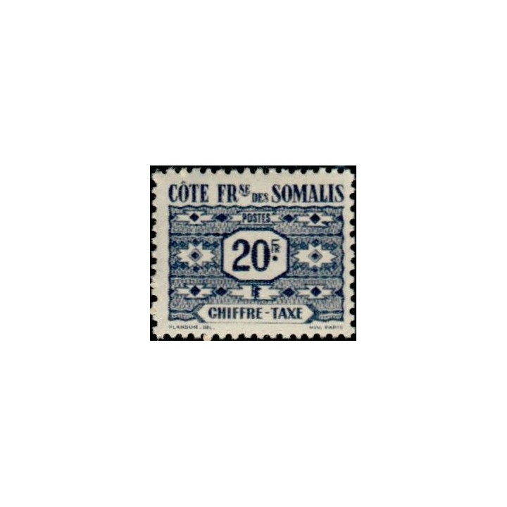 Cote des Somalies - Taxe 53