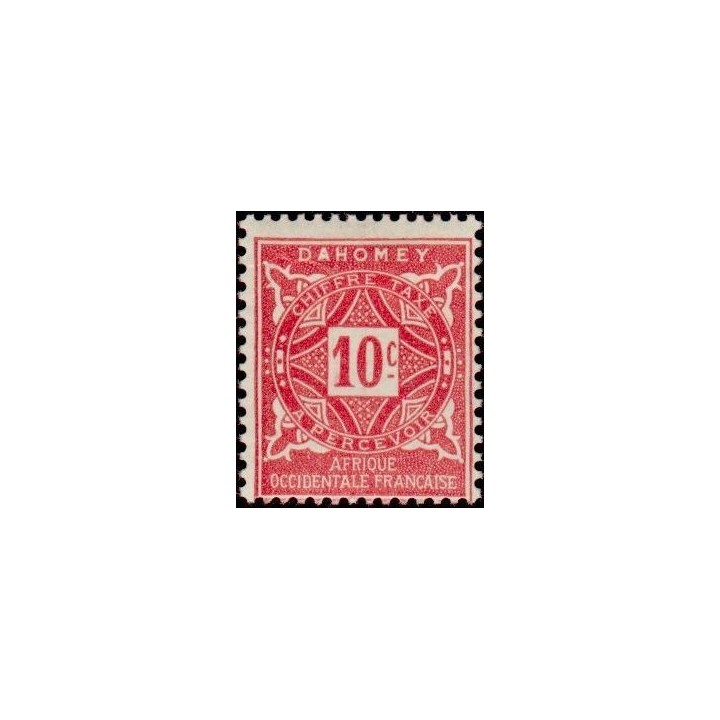 Dahomey - Taxe 10
