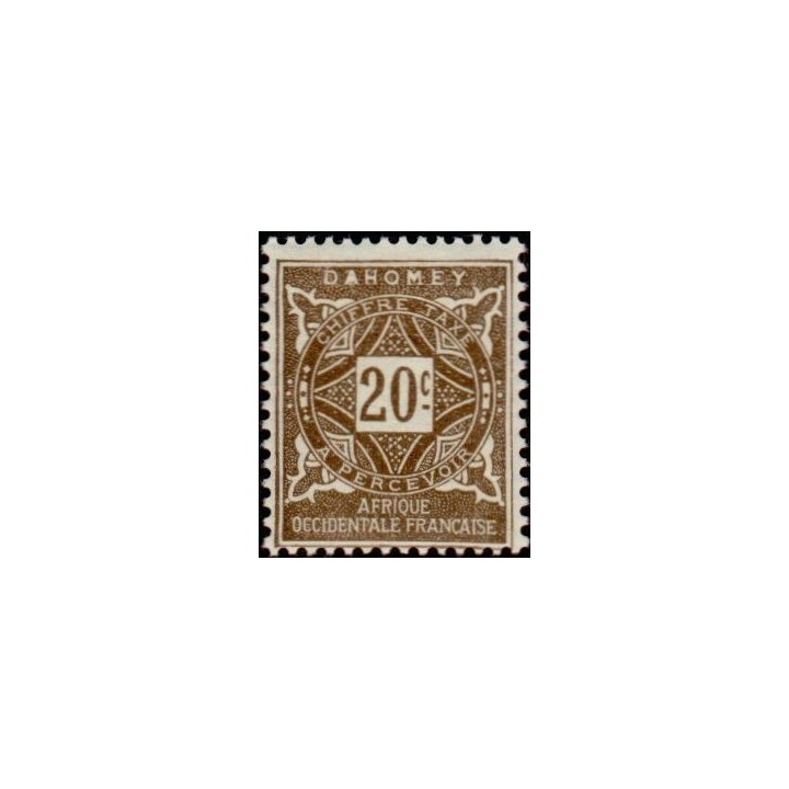 Dahomey - Taxe 12