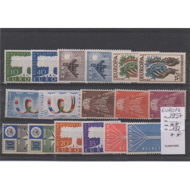 Europa - Annee Complete 1957