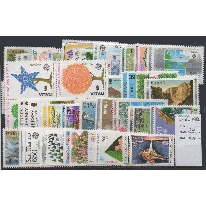 Europa - Annee Complete 1986