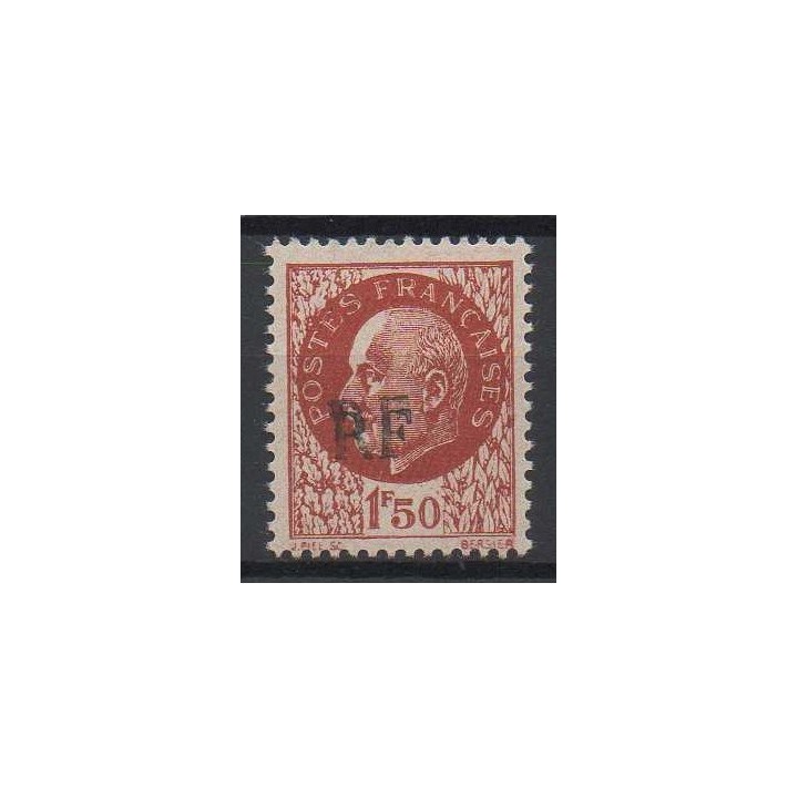 France -   Libération de Tours Gare N°6a Double Surcharge