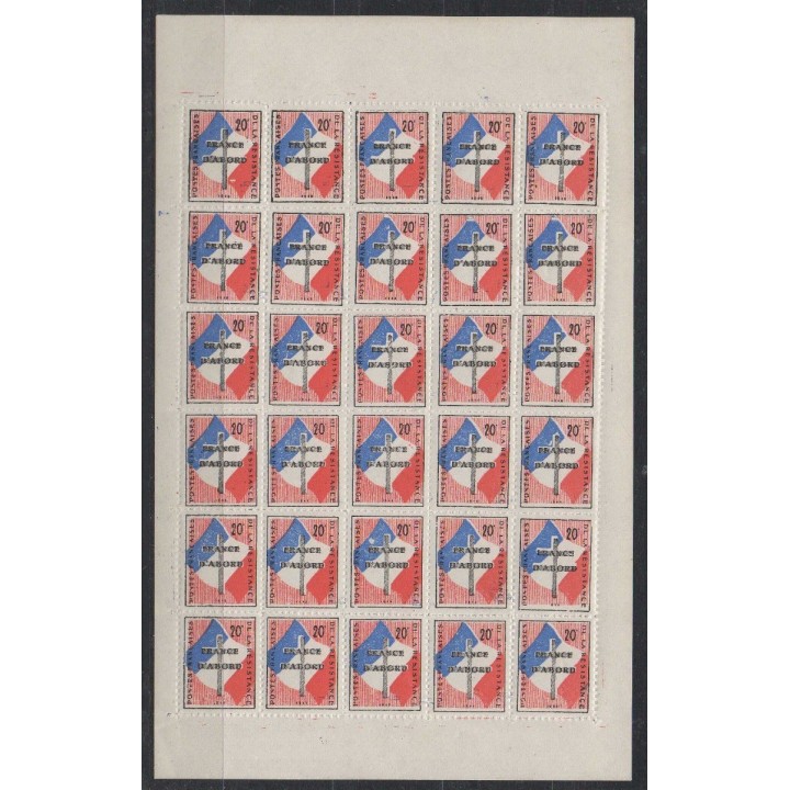 France -  Libération de Lyon Feuillet N°1