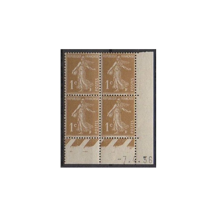 France - 0277A Coin Daté (07/04/1936)