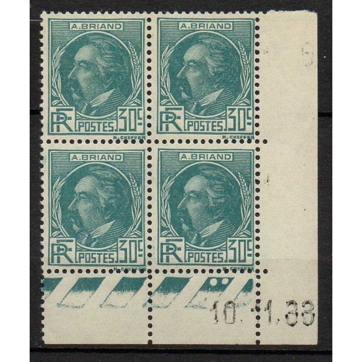 France - 0291 Coin Daté (10/11/1933)
