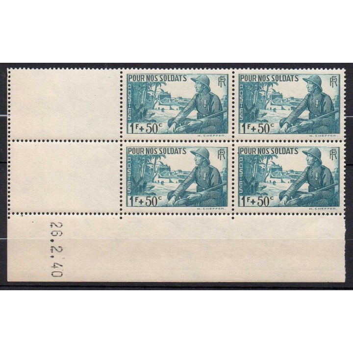 France - 0452 Coin Daté (26/02/1940)