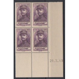 France - 0455 Coin Daté (20/03/1940)