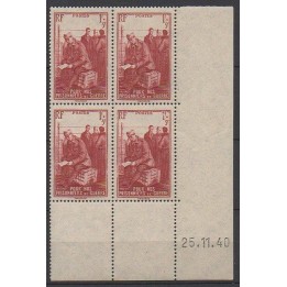 France - 0475 Coin Daté (25/11/1940)