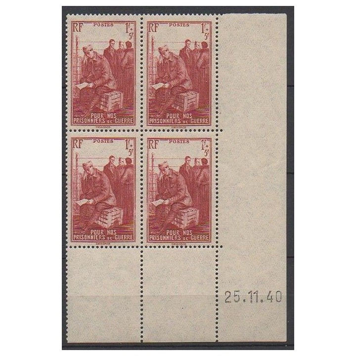 France - 0475 Coin Daté (25/11/1940)