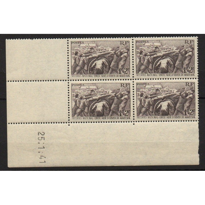 France - 0497 Coin Daté (25/01/1941)