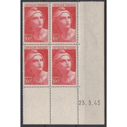 France - 0733 Coin Daté (23/03/1945)