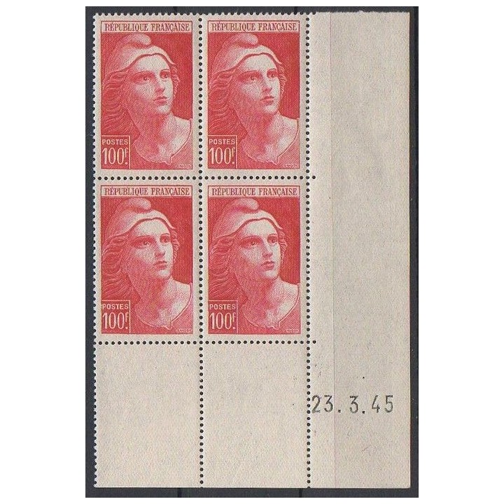 France - 0733 Coin Daté (23/03/1945)