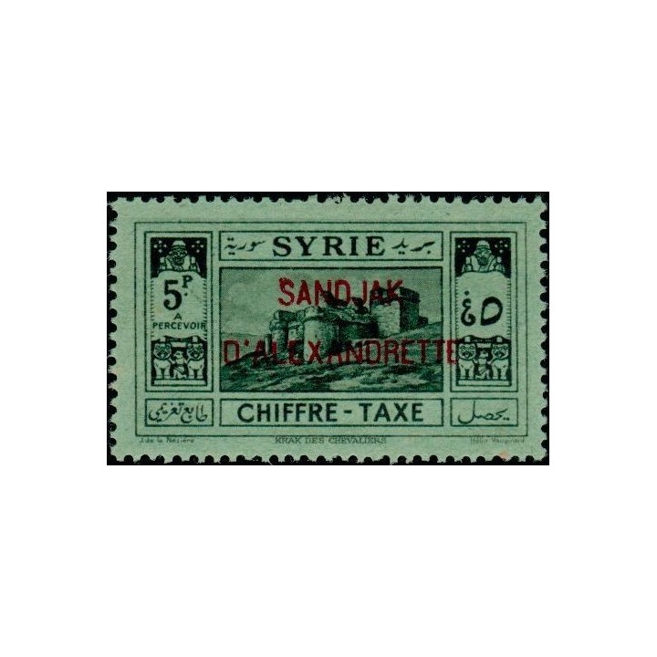 Alexandrette - Taxe 5