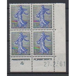 France - 1234A Coin Daté (27/02/1961)