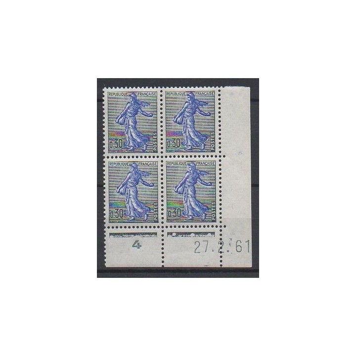 France - 1234A Coin Daté (27/02/1961)