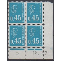 France - 1663 Coin Daté (18/03/1971)