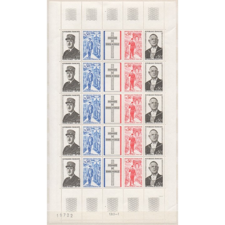 France - 1698A - Feuille