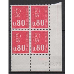 France - 1816a Coin Daté (05/12/1975)
