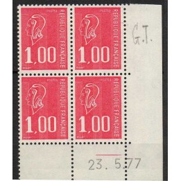France - 1892c Coin Daté (23/05/1977)